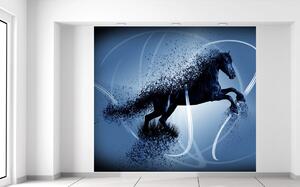 Fototapeta Modrý kůň - Jakub Banas Materiál: Samolepící, Rozměry: 412 x 248 cm