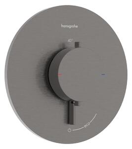 Hansgrohe Ecostat Comfort S - Termostat pod omítku pro 1 spotřebič, kartáčovaný černý chrom 33714340