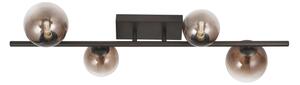 Brilagi - LED Přisazený lustr MILLA 4xG9/3W/230V hnědá/kouřová hnědá