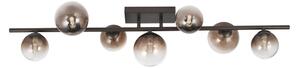 Brilagi - LED Přisazený lustr MILLA 7xG9/3W/230V hnědá/kouřová hnědá