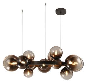 Brilagi - LED Lustr na lanku MILLA 15xG9/3W/230V hnědá/kouřová hnědá