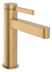 Hansgrohe Finoris - Páková umyvadlová baterie 110 CoolStart s odtokovou soupravou Push-Open, kartáčovaný bronz 76024140
