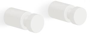Set háčků na ručník AIVO 4 cm, bílý - ZACK