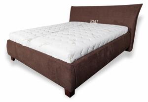 Čalouněná postel VALERIA LUX + lamelový rošt + matrace EMI