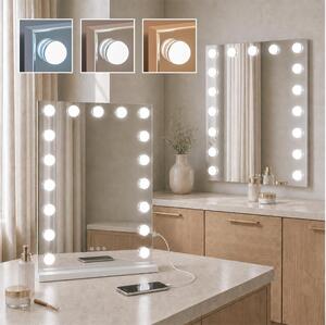 BRILAGI - LED Stmívatelné make-up zrcadlo HOLLYWOOD LED/15W/230V 55x77 cm bílá