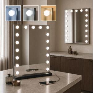 BRILAGI - LED Stmívatelné make-up zrcadlo HOLLYWOOD LED/15W/230V 55x77 cm černá