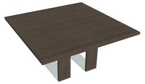 Jednací stůl Verno+ 150 x 150 cm, dub antracit