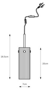 Markslöjd 109014 - Lustr na lanku TIBIA 1xE14/40W/230V mosaz