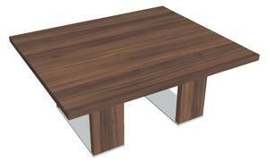 Konferenční stolek Verno+ S 120 x 100 cm, ořech / hnědá