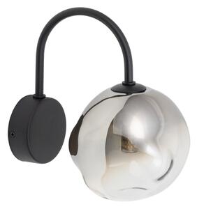 Brilagi - Nástěnná lampa VULCANO 1xG9/8W/230V černá/kouřová černá