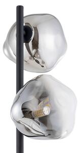 Brilagi - Stojací lampa VULCANO 3xG9/8W/230V černá/kouřová černá