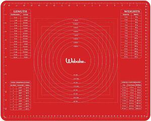 Silikonová podložka 50 x 40 cm červená - Webake