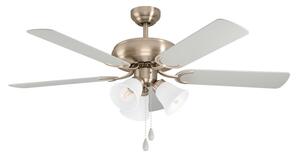 Eglo 35077 - Stropní ventilátor LAS PALMAS 3xE27/40W/230V šedá