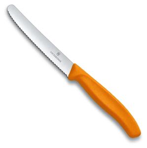 Nůž na rajčata zoubkovaný SWISS CLASSIC 11 cm oranžový - Victorinox