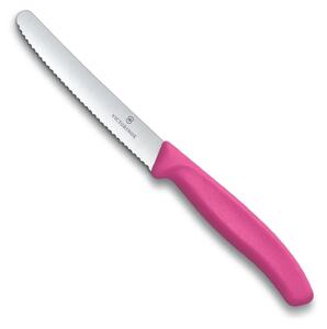 Nůž na rajčata zoubkovaný SWISS CLASSIC 11 cm růžový - Victorinox