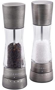 Sada mlýnků na sůl a pepř Derwent Titanium Gourmet - COLE&MASON