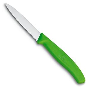 Nůž na zeleninu zoubkovaný SWISS CLASSIC, zelený 8 cm - Victorinox