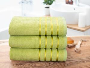 Bambusový ručník 50 × 100 cm ‒ Noemi limetkový