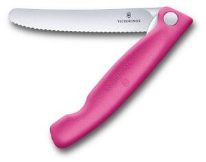 Skládací svačinový nůž SWISS CLASSIC růžový - Victorinox