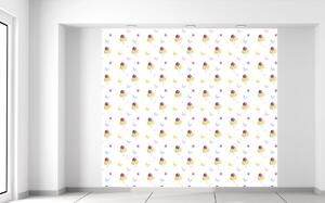 Gario Fototapeta Hezké balónky a motýli Materiál: Latexová, Velikost: 536 x 240 cm