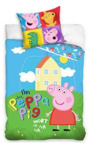 Dětské bavlněné povlečení – Prasátko Peppa Já jsem Peppa Pig