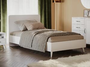 Jednolůžková postel 90 cm Larissa 107 (bílá). 1088488