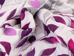 Přehoz na postel – Ivanka fialová 220 × 240 cm