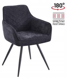 Furnitex Kancelářská Otočná Židle K43-FX Černá Wind 99