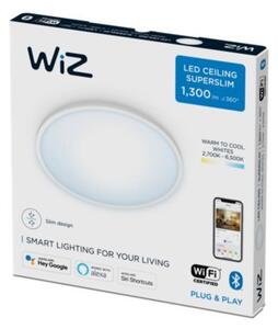 WiZ Superslim přisazené LED svítidlo 14W 1300lm 2700-6500K IP20 24,2cm, bílé