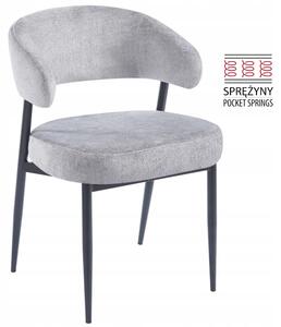 Furnitex Čalouněné Jídelní Židle K38-FX Šedé Perfect Harmony 82