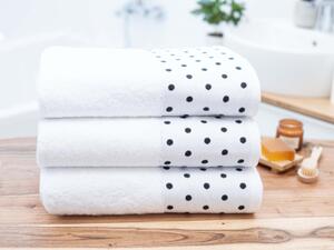 Bambusový ručník 50 × 100 cm ‒ Sofia bílý