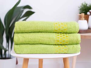 Froté ručník 50 × 100 cm ‒ Paolo limetkový