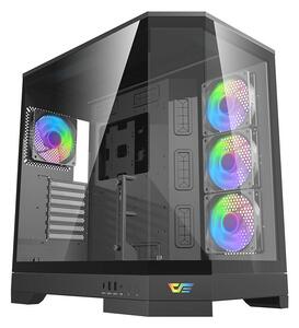 Počítačová skříň Darkflash DQX90 (černá) DarkFlash