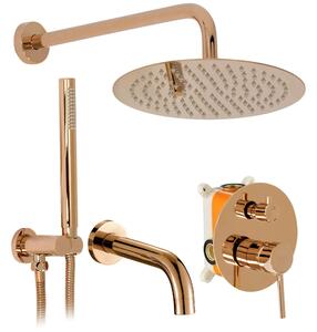 Podomítková koupelnová sada REA LUNGO Copper + BOX