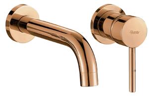 Podomítková umyvadlová baterie REA LUNGO Copper + BOX