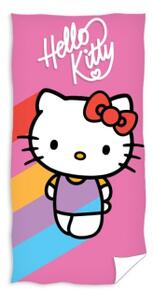 Carbotex Dětská osuška 70 × 140 cm ‒ Hello Kitty Rainow