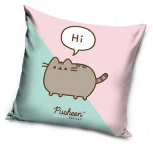 Carbotex Povlak na polštářek Kočička Pusheen Já Košišta 40x40 cm
