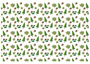 Gario Fototapeta Stromy a lesní plody Materiál: Latexová, Velikost: 536 x 240 cm