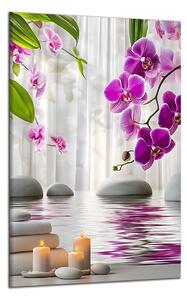 Obraz na plátně Orchideje nad hladinou , jednodílný 4043AX