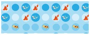 Gario Fototapeta Mořské zvířátka v bublinkách Materiál: Latexová, Velikost: 268 x 240 cm