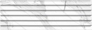 Aqualine CARRARA obklad Relieve Stripe Blanco Brillo G 20x60 (bal=1,20 m2) CAR002