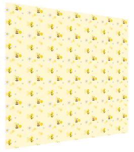 Gario Fototapeta Malá žlutá včelka Materiál: Latexová, Velikost: 536 x 240 cm