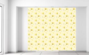 Gario Fototapeta Malá žlutá včelka Materiál: Latexová, Velikost: 268 x 100 cm