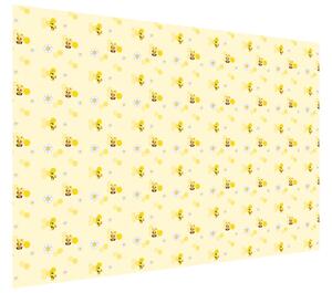 Gario Fototapeta Malá žlutá včelka Materiál: Latexová, Velikost: 402 x 240 cm