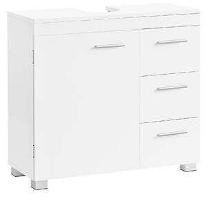 SKŘÍŇKA POD UMYVADLO, bílá, bílá, 70/64/30 cm MID.YOU - Koupelnové série, Online Only