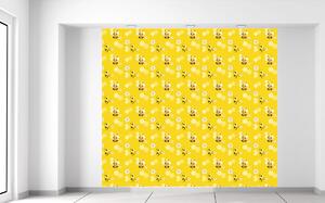 Fototapeta Malé žluté včelky Materiál: Samolepící, Velikost: 268 x 240 cm
