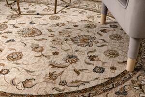 Oválný koberec vlněný Dywilan Omega Aries Perla Béžový Rozměr: 200x300 cm