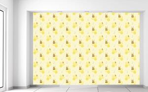 Fototapeta Žluté včelky Materiál: Samolepící, Velikost: 200 x 135 cm