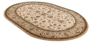 Oválný koberec vlněný Dywilan Omega Aries Perla Béžový Rozměr: 200x300 cm