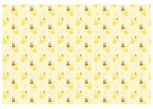 Gario Fototapeta Žluté včelky Materiál: Latexová, Velikost: 402 x 240 cm